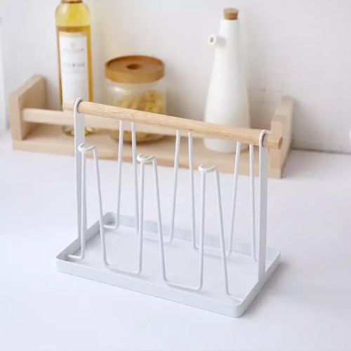 Minimalist Wooden Cup Drying Rack