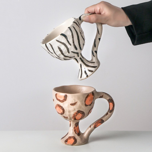 Hand-Painted Goblet Mug