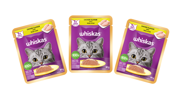 Whiskas New Chicken Flavor Pouch Wet Food