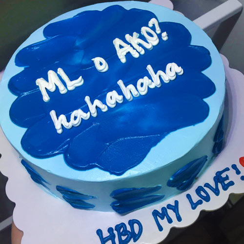 ML O AKo Funny Dedication Cake